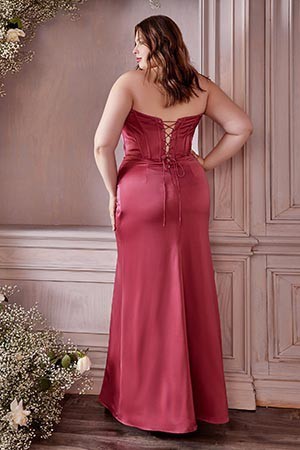 Prom Plus Off the Shoulder Corset Dress