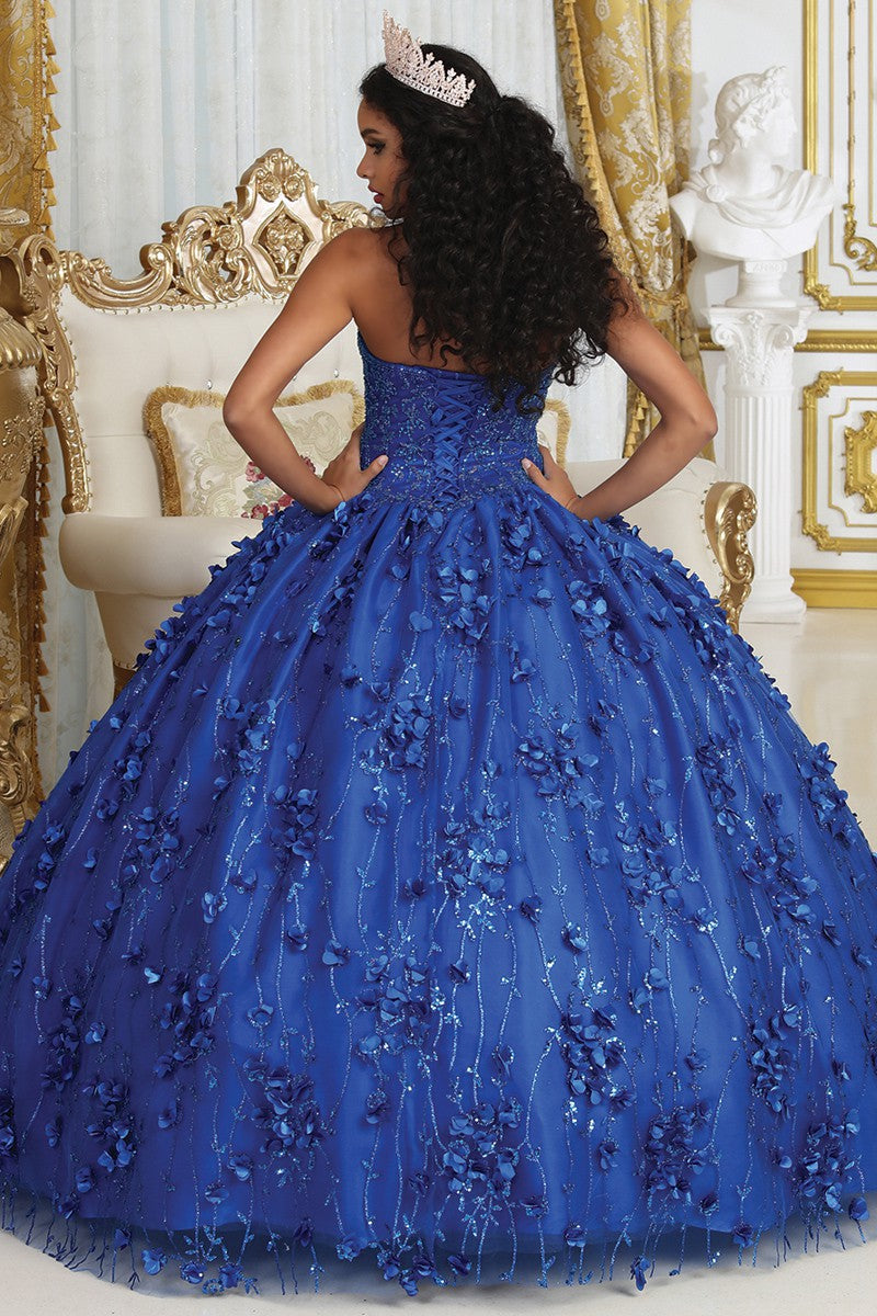 Sweetheart 3D Floral Applique Quinceanera Ballgown